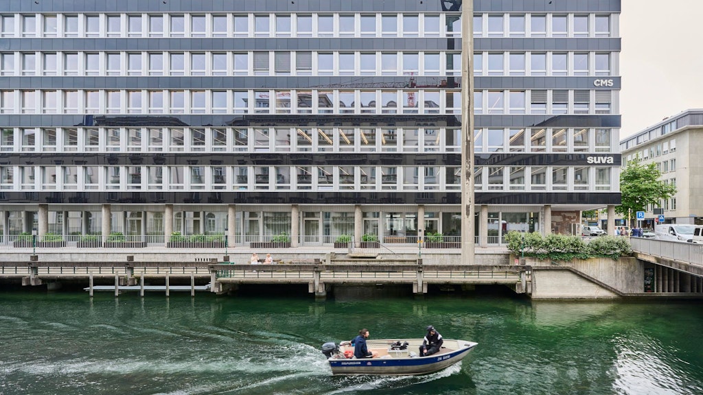 The picture shows an energy-efficient Suva residential area in Bulle.