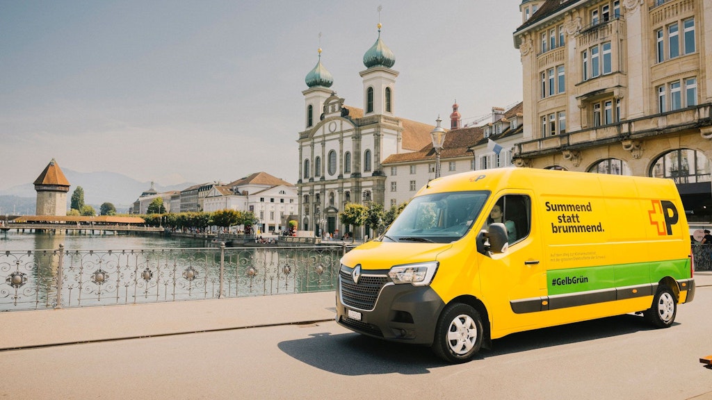 Seit Mai 2025 werden in Luzern sämtliche Pakete und Briefe mit Elektrofahrzeugen zugestellt.