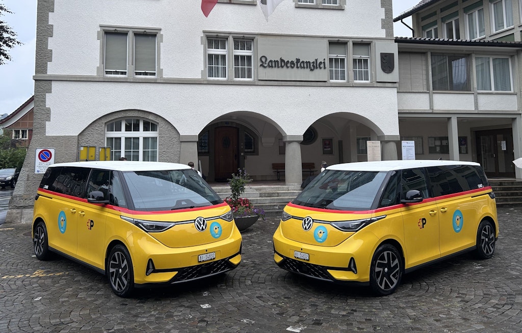 Les nouveaux minibus électriques pour PubliCar Appenzell