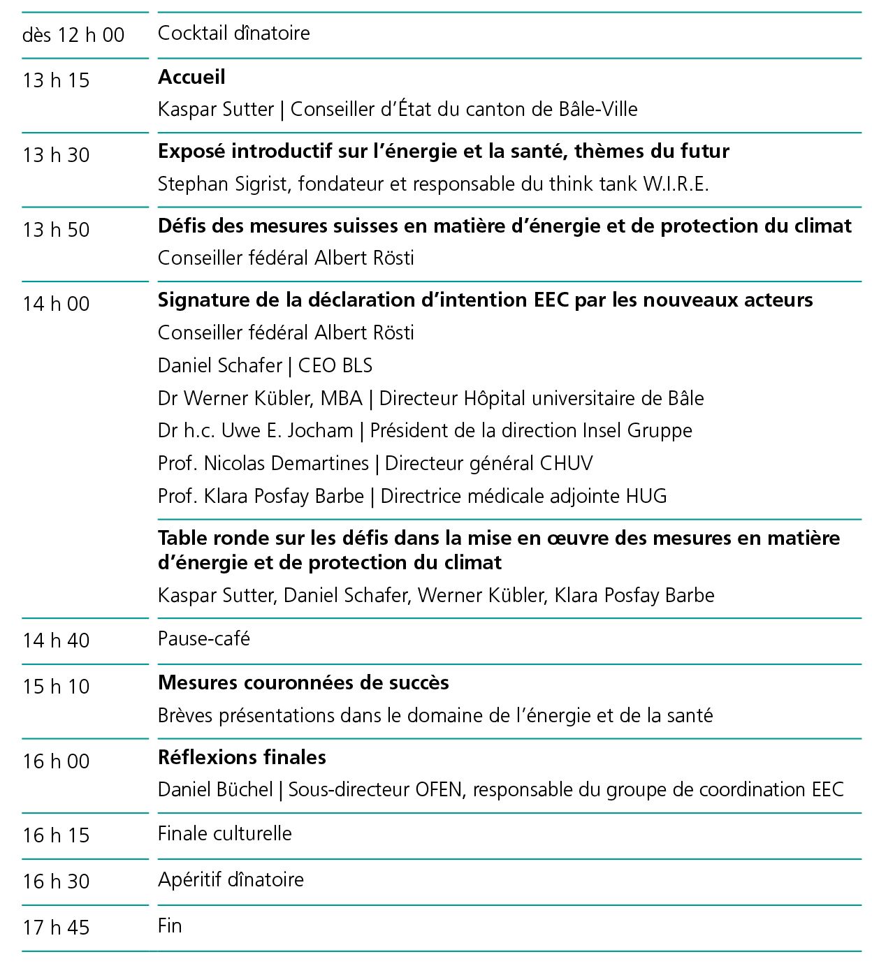 Programme conférence annuelle 2023